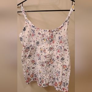 Gap size small floral tank top